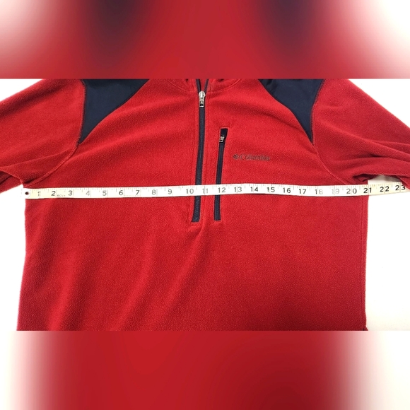 Columbia 1/4 Zip Fleece Medium - Picture 7 of 7